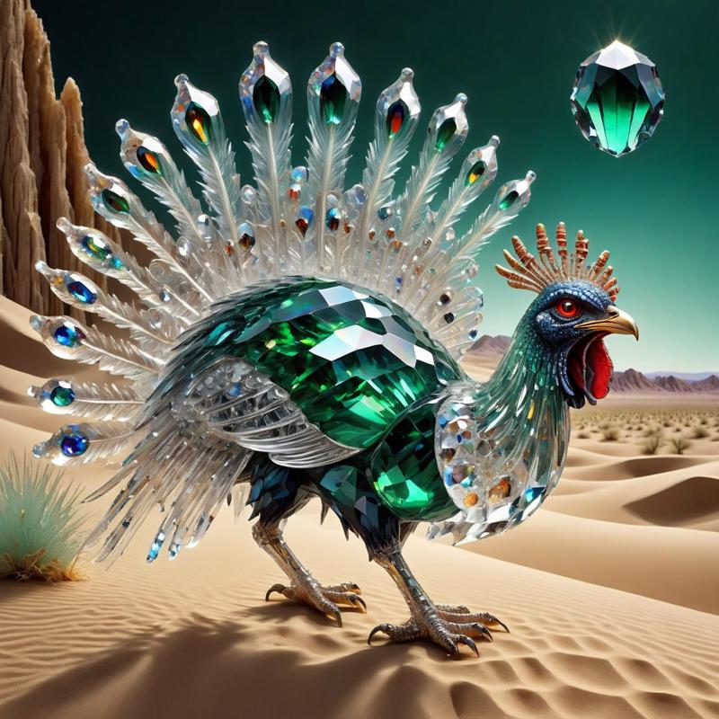 CrystaliTIXL_v2_01 cs-cr1stal-v2 magnificent crying demon walking on a desert with emerald wild turkeys at night, very detailed, intricate 860046134 c=7.5 40 0.7 DPM++ 2M Karras crystalClearXL_ccxl.jpg